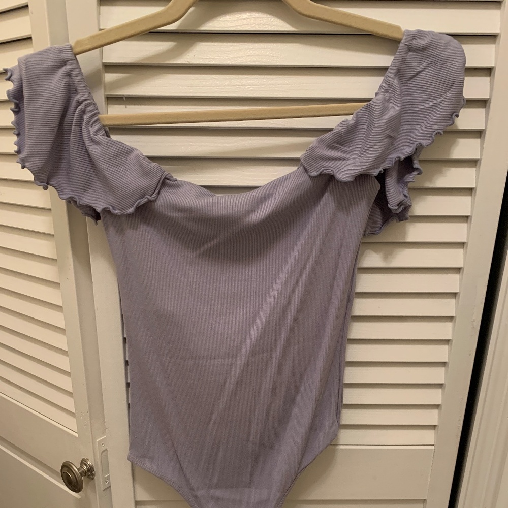 Aritzia Off The Shoulder Bodysuit